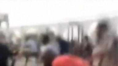 Protesters flee from gunfire in Khartoum